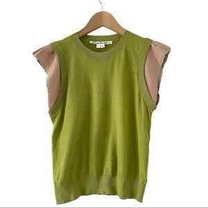 Veronica Beard Knit Linen Top